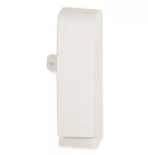 Terminale destro per canale TBN Bianco Bocchiotti LDBN W