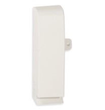 Terminale Sinistro per canale TBN Bianco Bocchiotti LSBN W