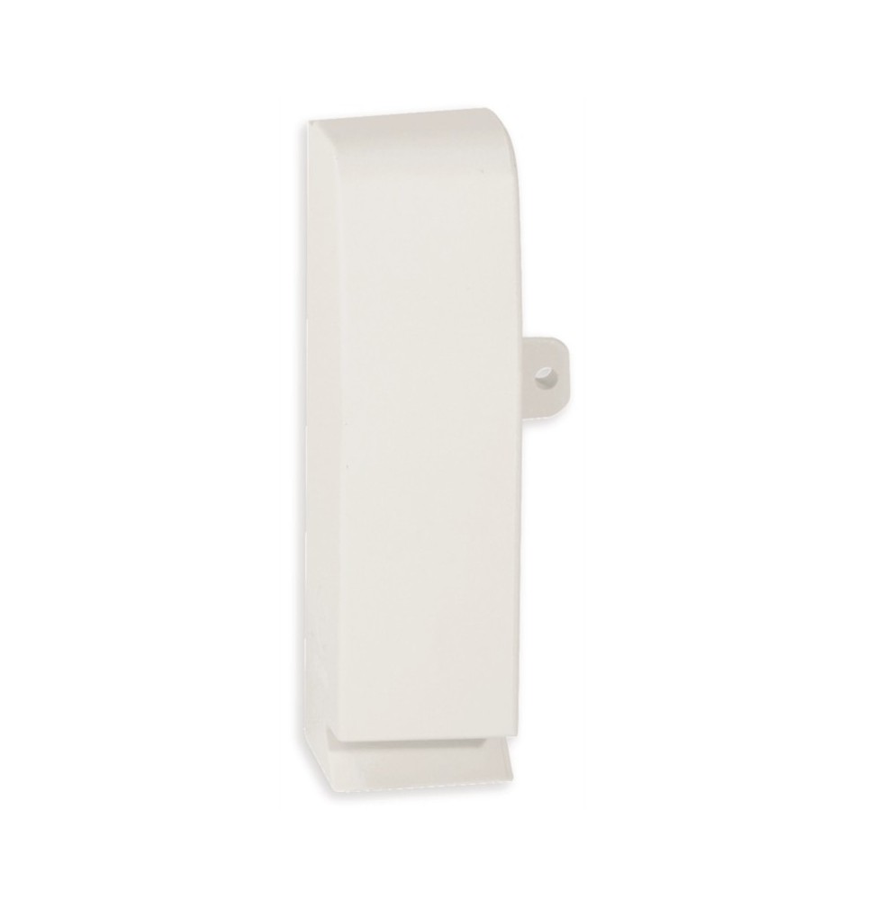 Terminale Sinistro per canale TBN Bianco Bocchiotti LSBN W