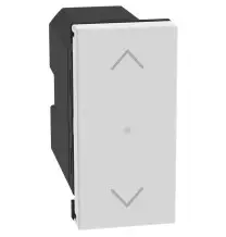 Comando Tapparelle Bticino MatixGo wireless con led integrato Bianco JW4027CWI