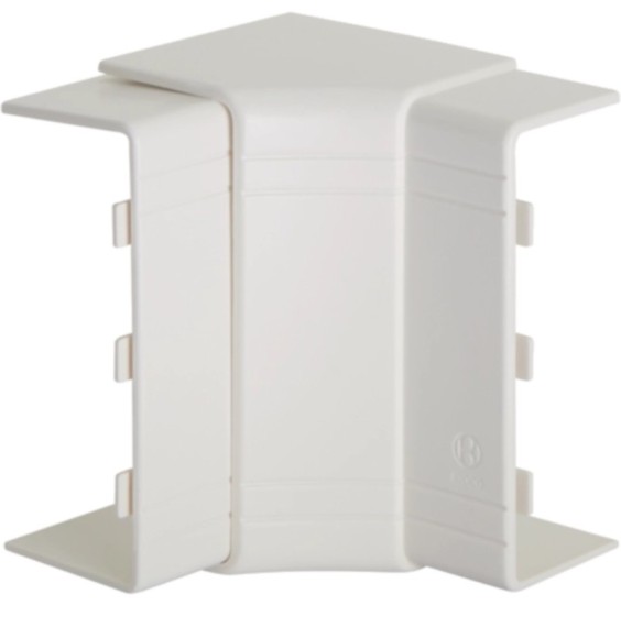 Angolo Interno  per canale TA-N e TA-EN 100x40 Bocchiotti NIAV 100x40 W