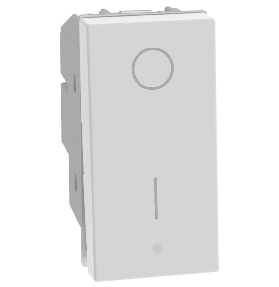 Interruttore Bticino MatixGo bipolare 16A 1 Modulo JW4002