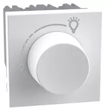 Interruttore Bticino MatixGo Dimmer universale rotativo 2 moduli Bianco  JW4415