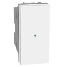 Pulsante assiale Bticino MatixGo unipolare illuminabile10A JW4055