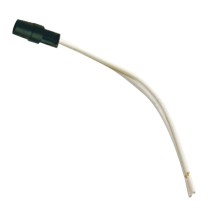Lampada spia 230V a led bianca con terminali a filo Ave 0230LDW
