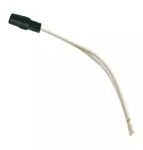 Lampada spia 230V a led bianca con terminali a filo Ave 0230LDW