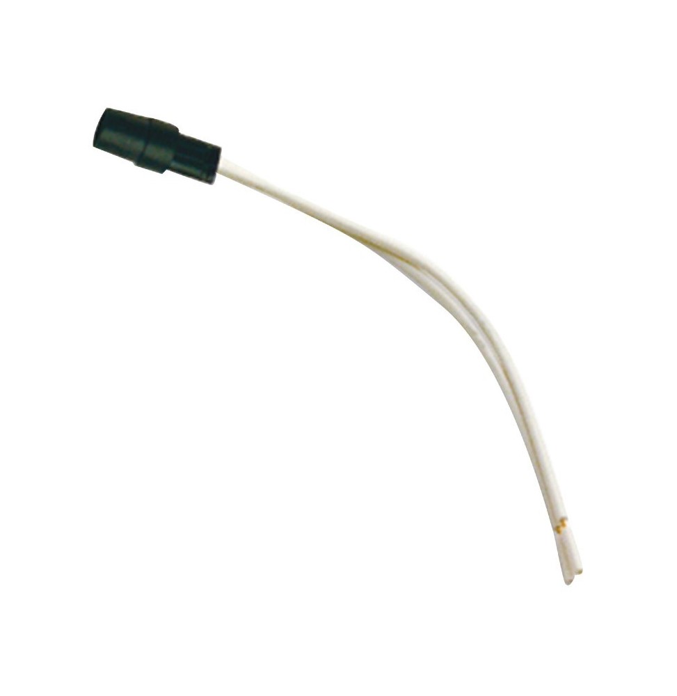 Lampada spia 230V a led bianca con terminali a filo Ave 0230LDW