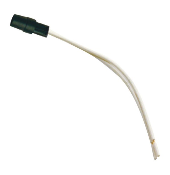 Lampada spia 230V a led bianca con terminali a filo Ave 0230LDW