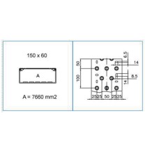 Canale 150x60 completo di coperchio Bocchiotti TA-N 150x60 W
