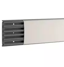 Canale a battiscopa 127x28mm a 5 scomparti bianco Bocchiotti TBA W