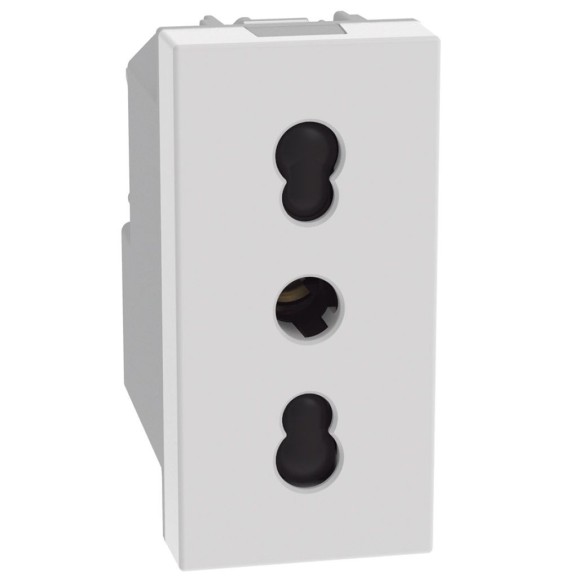 Presa bipasso Bticino MatixGo Bianca 16A serie  JW4180
