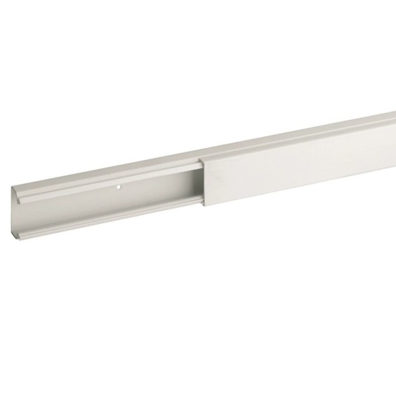 Canalina 25x17 1 scomparto Bianca TMC 251x17 W