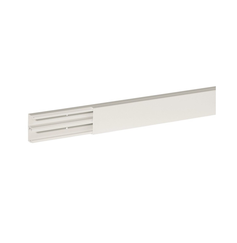Canalina 40x17 2 scomparti Bianca TMC 402x17 W