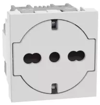 Presa Trivalente Flat MatixGo Bianca 16A Flat serie  JW4140A16F