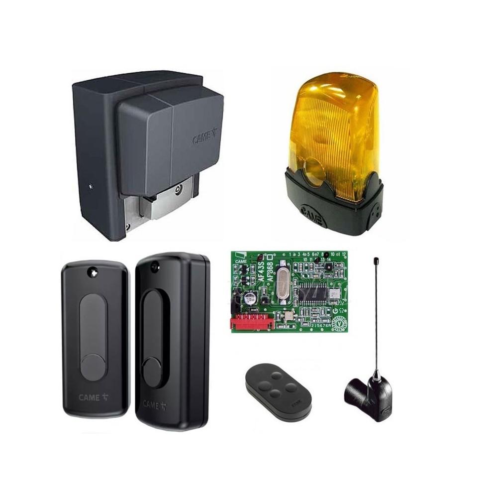 Kit per cancello scorrevole per ante fino a 14 mt e 800Kg Came 001U2313 Kit per cancello scorrevole per ante fino a 14 mt e 800Kg Came 001U2313