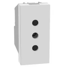 Presa MatixGo standard italiana 10A Bianco serie  JW4113