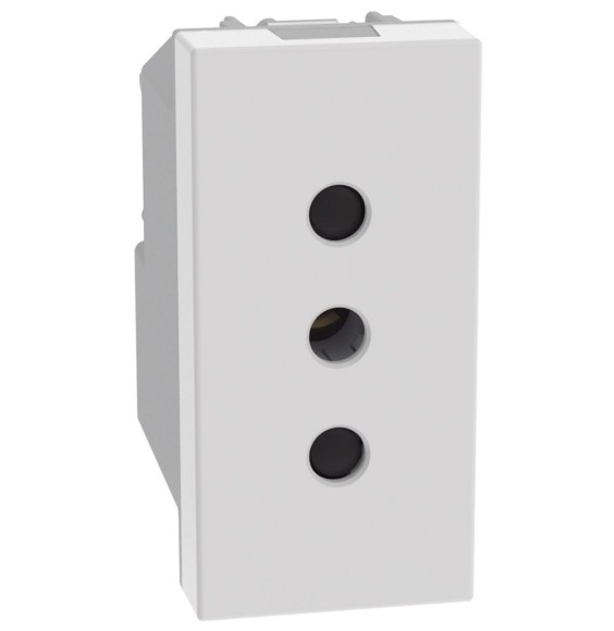 Presa MatixGo standard italiana 10A Bianco serie  JW4113