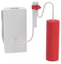 Pulsante a tirante MatixGo unipolare 10A Bianco serie JW4033