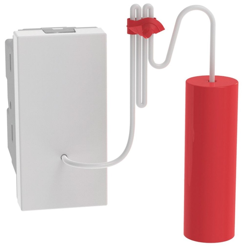 Pulsante a tirante MatixGo unipolare 10A Bianco serie JW4033