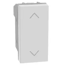 Doppio Pulsante MatixGo Saliscendi interbloccato Bianco JW4037N