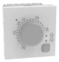 Termostato ambiente Bticino MatixGo 230Vac 2A 2 moduli Bianco JW4441