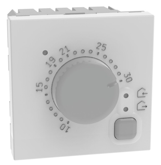 Termostato ambiente Bticino MaticGo 2 moduli Bianco JW4441