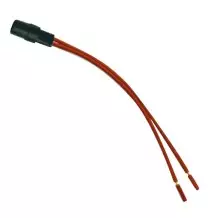 Lampada spia 230V a led rossa con terminali a filo Ave 0230LDR