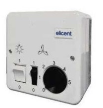 Regolatore 5 Velocita' con comando luce Elicent RVSL 2RV4095