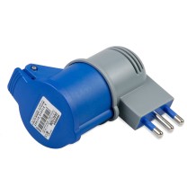 Adattatore da Spina 16A Civile a Industriale CEE 2P+T 16A Master 24AD1008