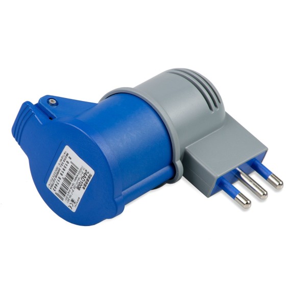 Adattatore da Spina 16A Civile a Industriale CEE 2P+T 16A Master 24AD1008