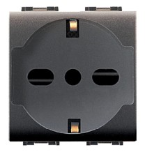 Presa Trivalente Schuko 16A Mylife compatibile Living International ECL4050