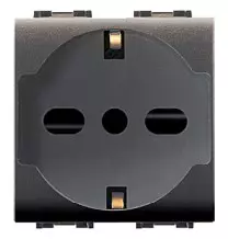 Presa Trivalente Schuko 16A Mylife compatibile Living International ECL4050