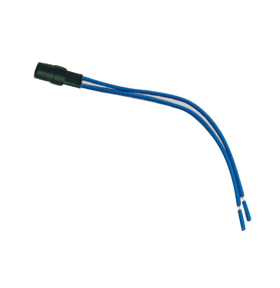 Lampada spia 230V a led blu con terminali a filo Ave 0230LDB