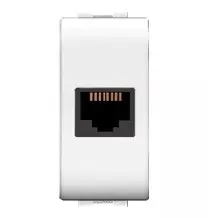 Presa telefonica Mylife compatibile LivingLight ECL4084WH