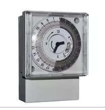 Interruttore orario meccanico giornaliero 72x72 riserva di carica Perry 1IO0018