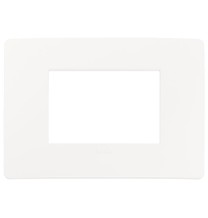 Placca Plana UP 3 moduli bianco matt in tecnopolimero 14653.U11