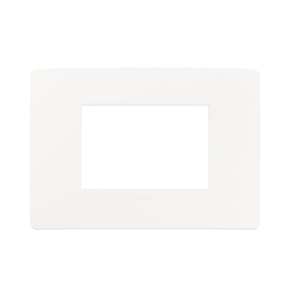 Placca Plana UP 3 moduli bianco matt in tecnopolimero 14653.U11