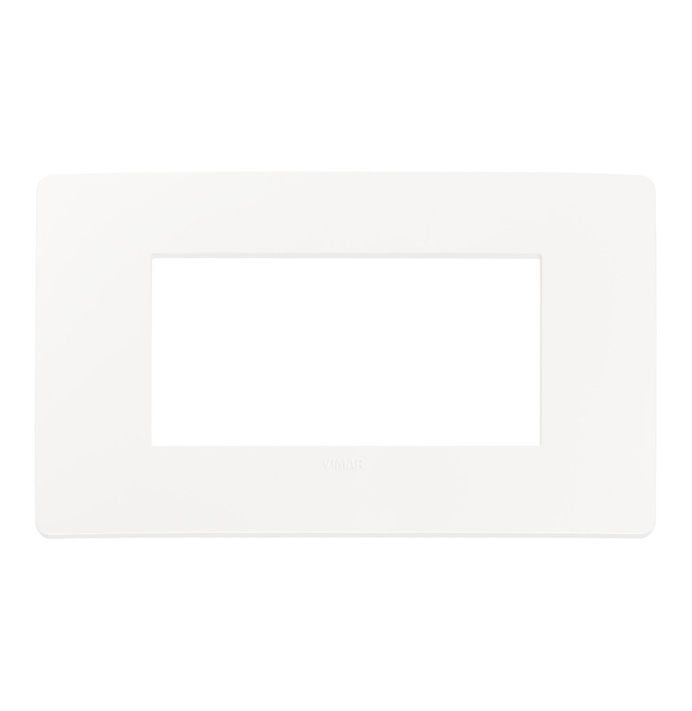 Placca Plana UP 4 moduli bianco matt in tecnopolimero 14654.U11