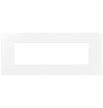 Placca Plana UP 7 moduli bianca in tecnopolimero 14657.U01