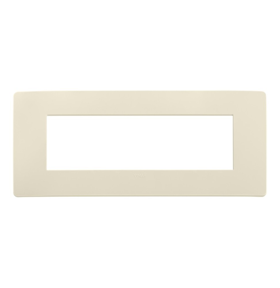 Placca Plana UP 7 moduli avorio matt in tecnopolimero 14657U.12