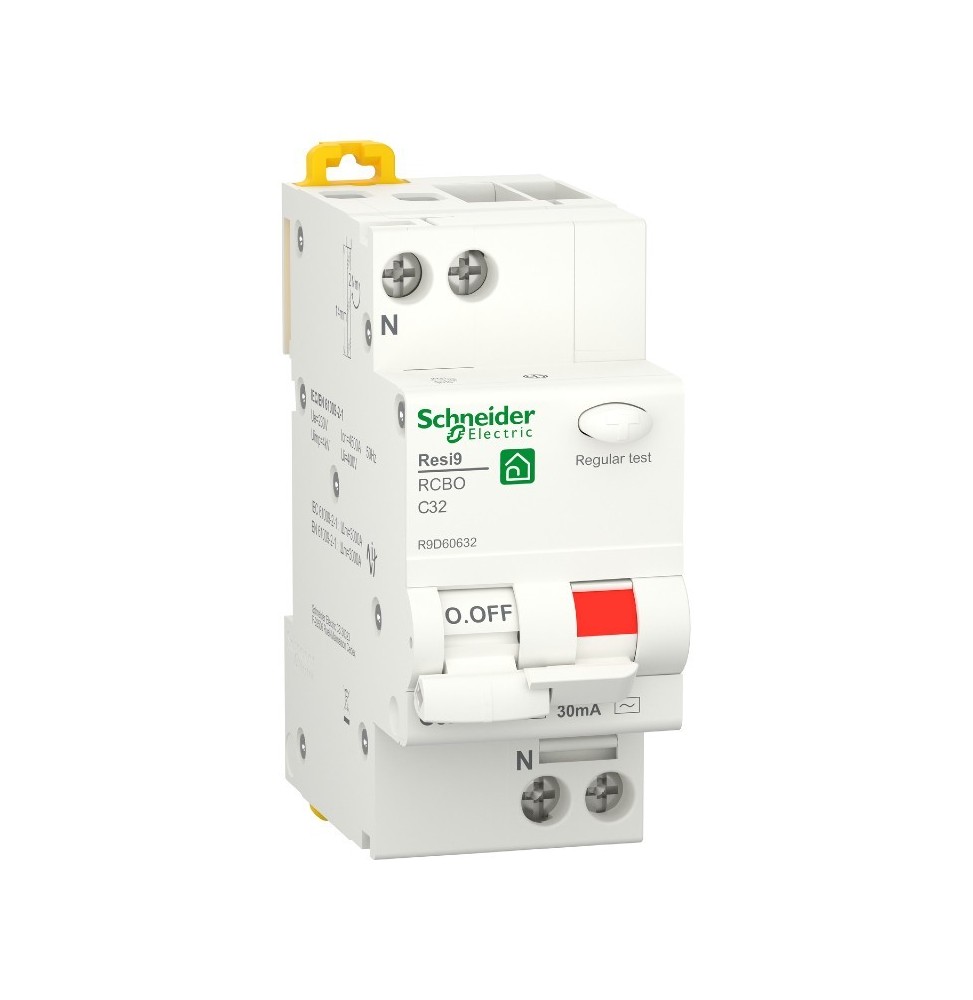 Magnetotermico Differenziale 32A 0,03 1P+N Schneider R9D60632