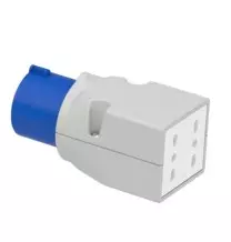 Adattatore Spina CEE a 2 Prese Bipasso 2P+T 16A Schneider PKZA202