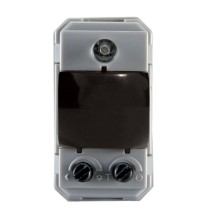 Dimmer per lampade Alogene e a led Tasto Push Antracite Perry 1MCD001A