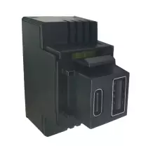 Presa USB A+C 3A Potenza 20W colore nero Perry 1MCUSB002A