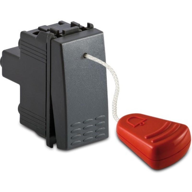 Pulsante Unipolare  a tirante  16A 250V grigio Master Modo 31030