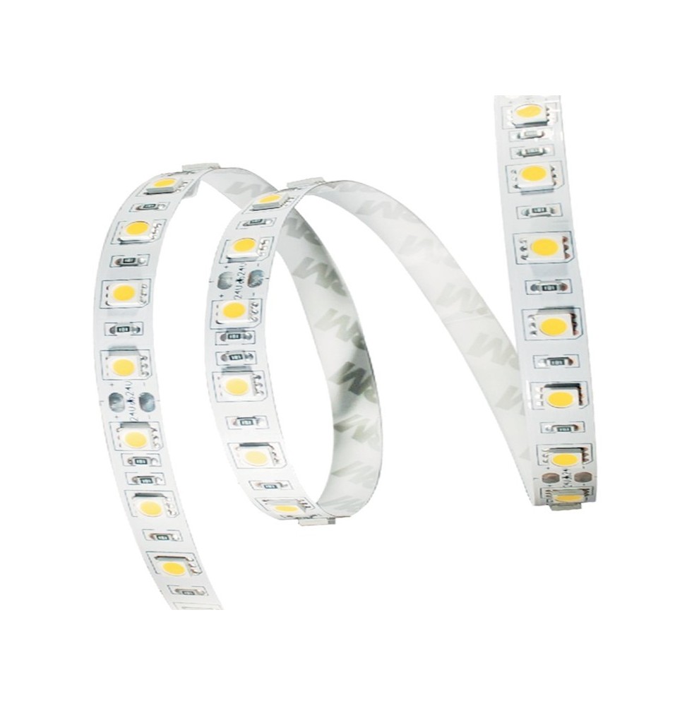 Strip LED adesiva 24V 5mt LED 5050 IP64 3000K Lampo REEL245050IP64BC
