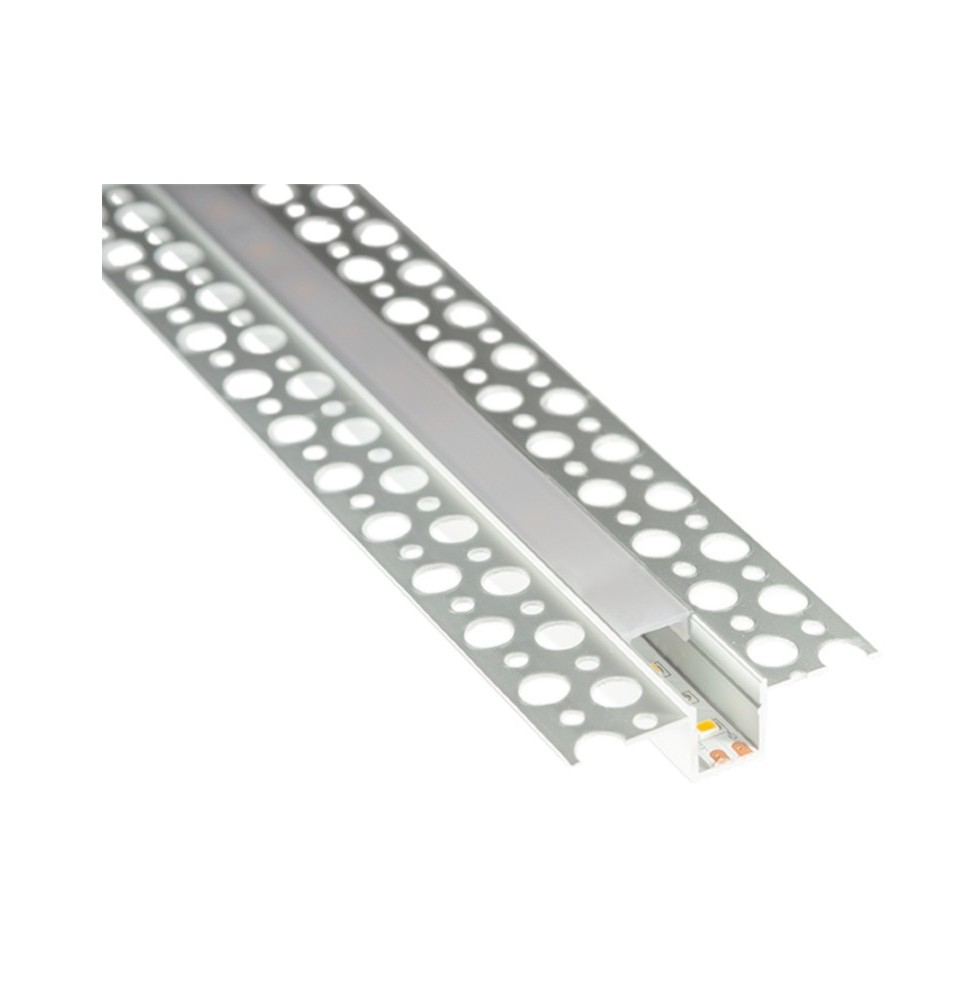Kit Profilo taglio di luce in Alluminio 2mt  per strip LED Lampo PRKITTLN