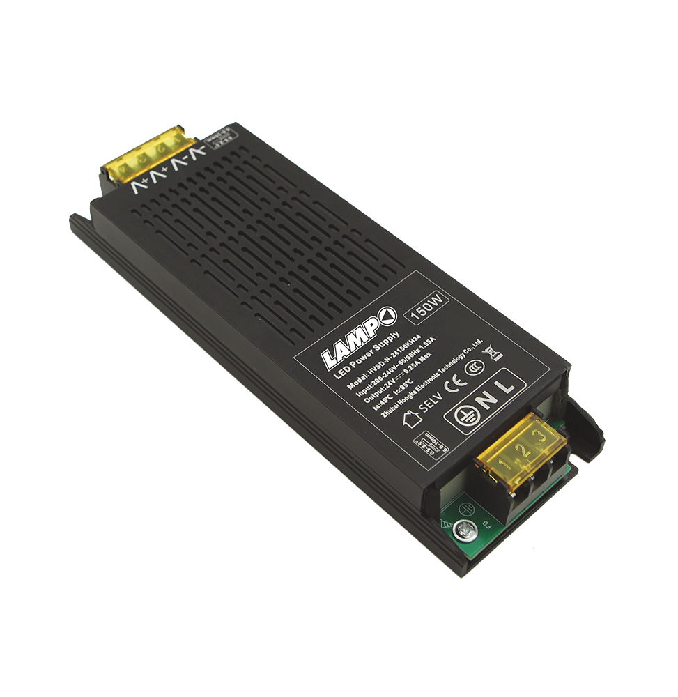 Alimentatore per Strisce LED 24V 200W in Metallo Lampo LS24M200W