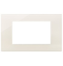 Placca 4 moduli in tecnopolimero Vimar Linea Reflex Canapa 30654.41