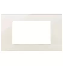 Placca 4 moduli in tecnopolimero Vimar Linea Reflex Canapa 30654.41